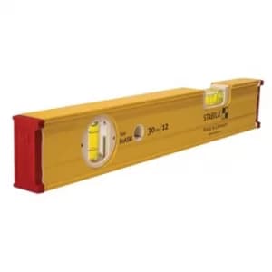 Image of Stabila 80 ASM Magnetic Spirit Level 2 Vial 19676 30cm