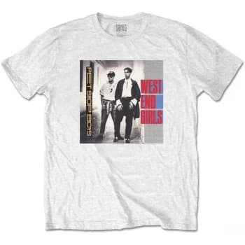Image of Pet Shop Boys - West End Girls Unisex XX-Large T-Shirt - White