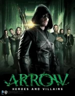 Image of arrow heroes and villains