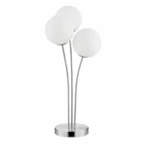 Image of Village At Home Jackson 3 Ball Table Lamp Chrome