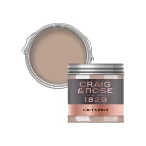 Image of Craig & Rose 1829 Light Umber Chalky Emulsion Paint, 50ml Tester Pot