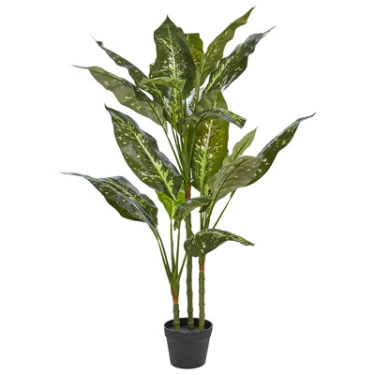 Image of Beliani Artificial Plant Dieffenbachia 110 Cm Green