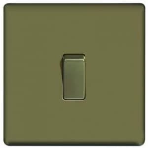 Image of Wickes 10A Light Switch 1 Gang 2 Way Pearl Nickel Screwless Flat Plate