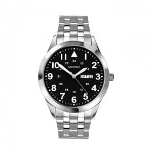 Image of Sekonda Black Watch - 1663 - silver