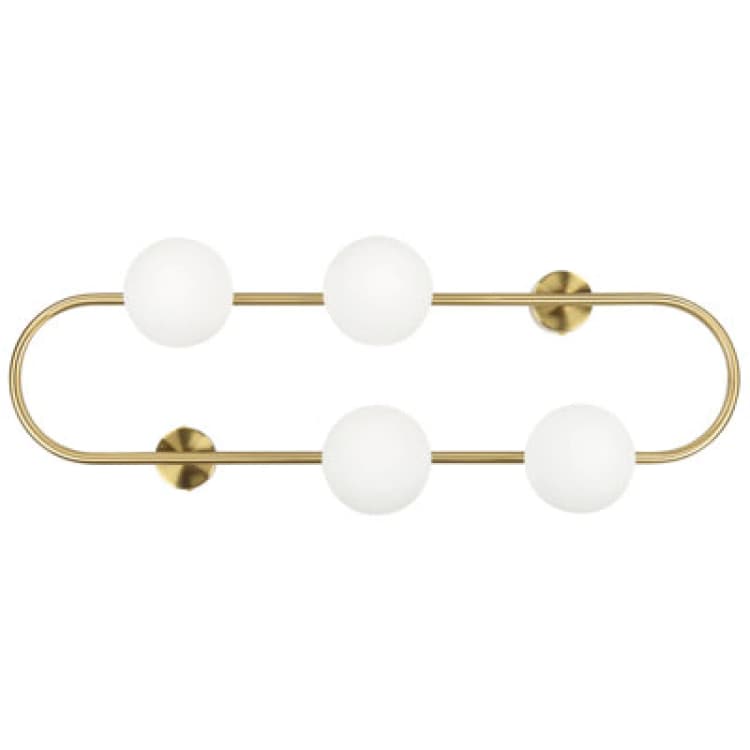 Image of Beliani Wall Lamp Yango Metal Gold