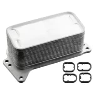 Image of Oil Cooler (With Gasket Set) 105959 by Febi Bilstein
