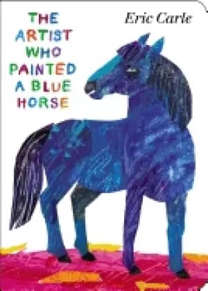 Image of artist who painted a blue horse