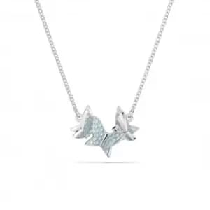 Image of Lilia Rhodium Plated Butterfly Necklace 5662181