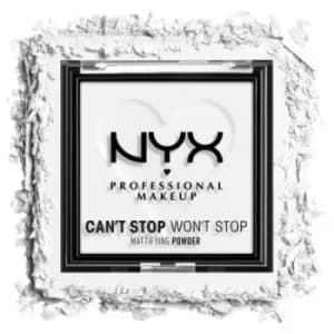 Image of NYX Professional Makeup Can't Stop Won't Stop Mattifying Powder Translucent
