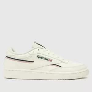 Image of Reebok White & Black Club C 85 Vegan Trainers