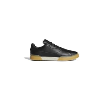 Image of adidas ADICROSS RETRO Golf Shoes - Black/Gold/Brown - 7