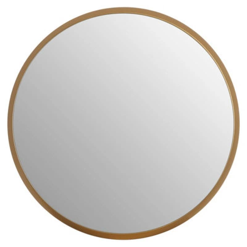 Image of Premier Housewares Athena Large Round Wall Mirror Gold