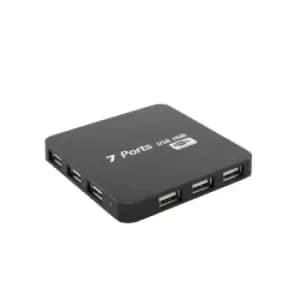 Image of Spire External 7-Port USB 2.0 Hub Built-in Cable USB Powered