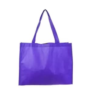 Image of United Bag Store Long Handle Tote Bag (One Size) (Purple)