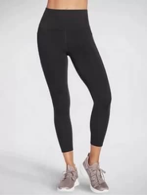 Image of Skechers Go Flex High Waisted 7/8 Leggings, Black, Size XL, Women