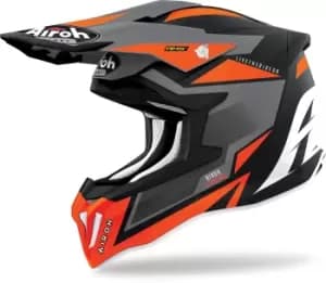 Image of Airoh Strycker Axe Carbon Motocross Helmet, orange, Size 2XL, orange, Size 2XL