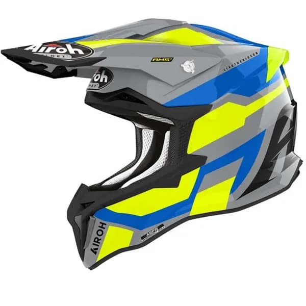 Image of Airoh Strycker Glam Yellow Offroad Helmet Size S