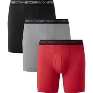 Image of Nike 3 Pack Boxer Briefs Mens - Multi