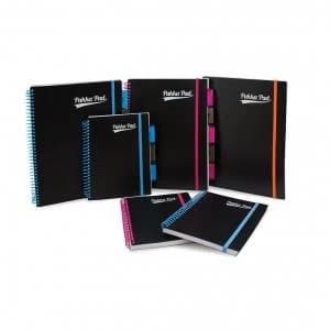 Image of Pukka Neon Project Book A4 Assorted Pack 3 13444PK