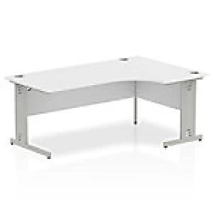 Image of Impulse Cable Managed 1800 Right Hand Crescent Desk White