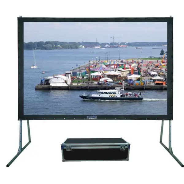 Image of Sapphire 79" SFFS203FRFABRIC Rapidfold Front Projection Projector Screen
