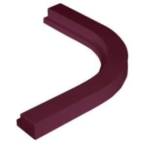 Image of Cooke Lewis Gloss Aubergine Cornice or pelmet