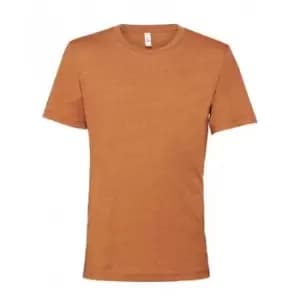 Image of Bella + Canvas Adults Unisex Heather CVC T-Shirt (L) (Heather Autumn)
