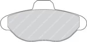Image of Ferodo FDB749 Brake Pad Set Front Axle Premier Car