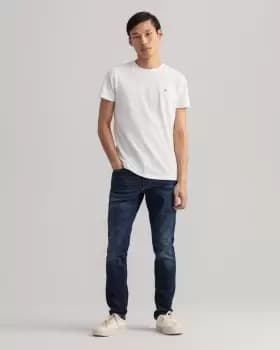 Image of GANT Men Maxen Extra Slim Fit Active-Recover Jeans (34-34) Blue