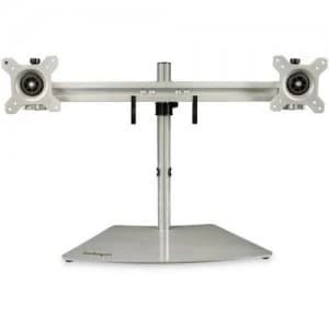 Image of Up to 24" Dual Monitor Stand Silver