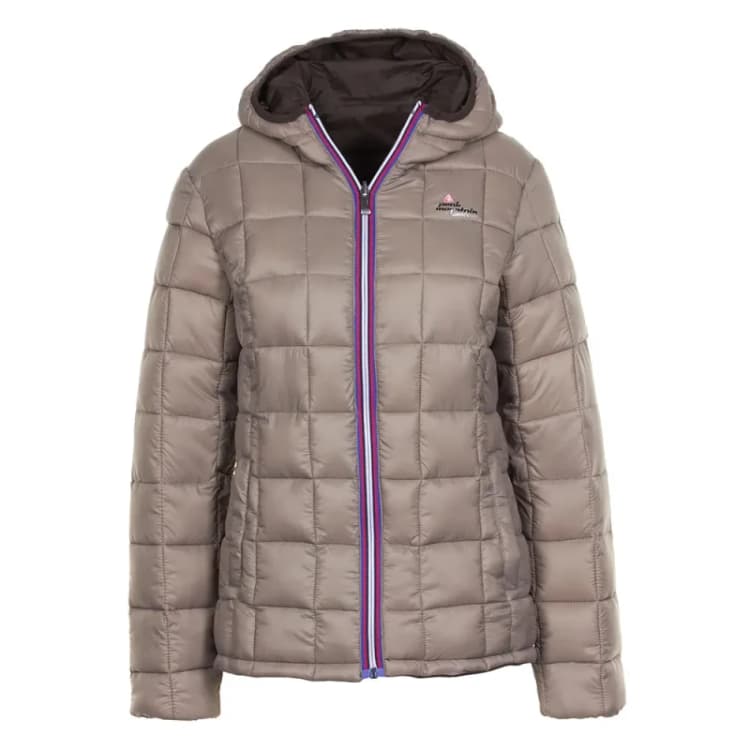 Image of Peak Mountain Reversible ski jacket For Her Peak Mountain Awa Marron Female XL