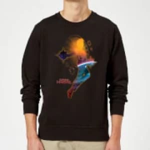 Image of Captain Marvel Nebula Flight Sweatshirt - Black - M