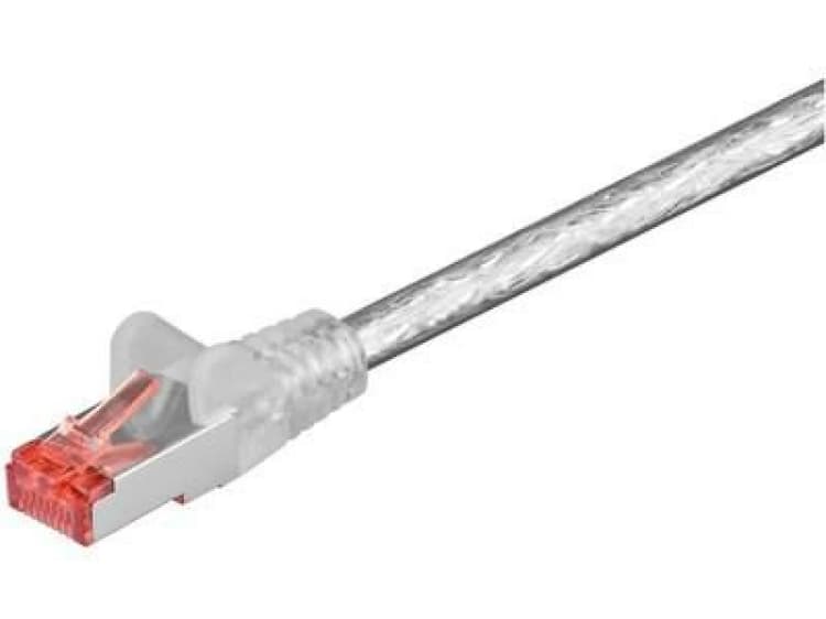 Image of Microconnect SSTP60025T networking cable Transparent 0.25 m Cat6 S/FTP