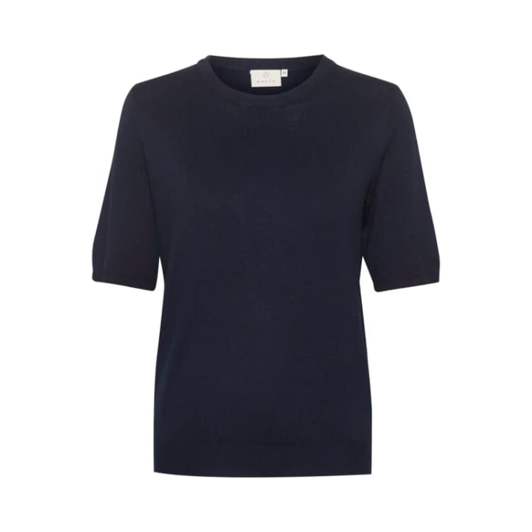 Image of Kaffe Womens round neck sweater KAFFE Lizza Bleu Female L