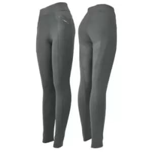 Image of John Whitaker Whitaker Scholes Ladies Grip Riding Tights - Grey