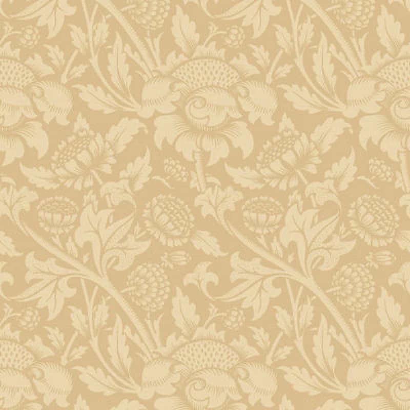 Image of Hoopla Walls Damask Trail Gold Wallpaper