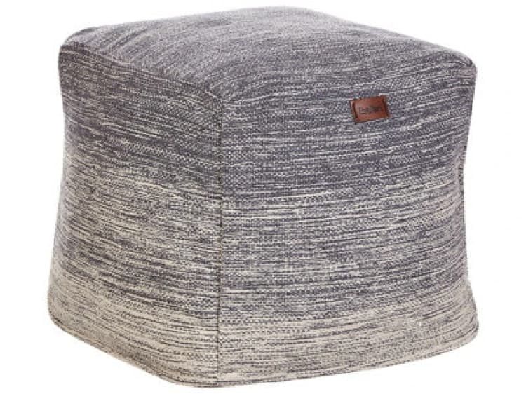 Image of Beliani Pouffe Hirri Cotton Light Grey