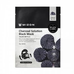 Image of Mizon Charcoal Solution Black Mask 25g