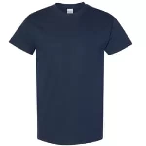 Image of Gildan Mens Heavy Cotton Short Sleeve T-Shirt (Pack Of 5) (S) (Navy)