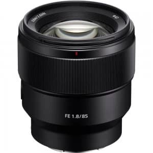 Image of Sony SEL85F18 E Mount Full Frame 85mm F1.8 Prime Lens Black