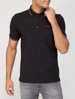 Image of Hugo Boss Dinoso 211 Polo Shirt Black Size XS Men