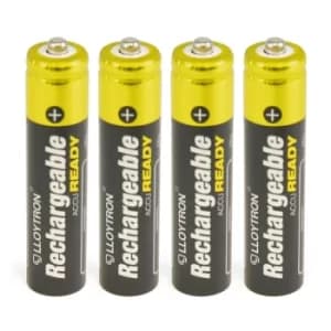 Image of Lloytron 4pk NIMH AccuReady Battery AAA 550mAh Ready to Use