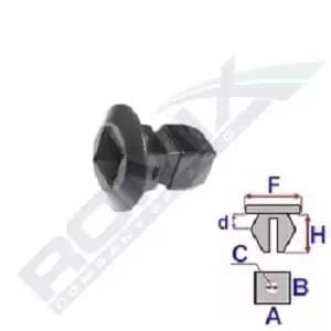 Image of ROMIX Clip C60672 VW,AUDI,SKODA,Golf IV Schragheck (1J1),Golf V Schragheck (1K1),POLO (9N_),TOURAN (1T1, 1T2),Passat Variant (3C5),GOLF VI (5K1)