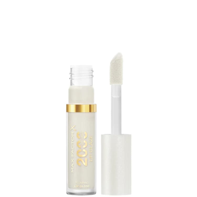 Image of Max Factor 2000 Calorie Lip Glaze Full Shine Tinted Lip Gloss 4.4ml (Various Shades) - 000 Melting Ice