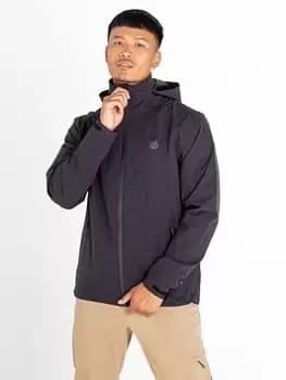 Image of Regatta Dare 2b Switch Out Waterproof Hooded Jacket, Black Size XL Men