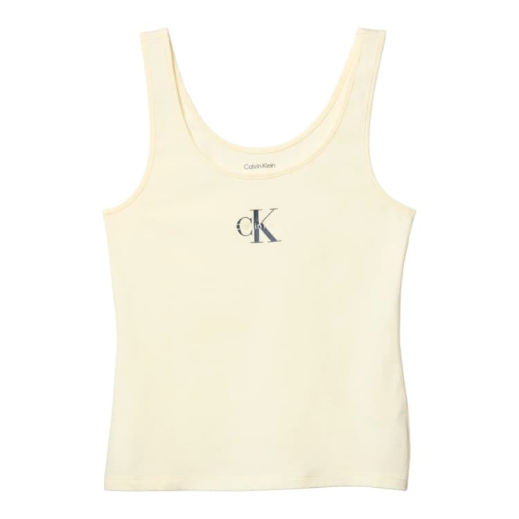 Image of Calvin Klein Calvin Logo Vest Ld62 Pear Sorbet female 8 (XS)