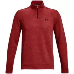 Image of Under Armour Storm Fleece Zip Top Mens - Red