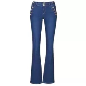 Image of Morgan PFARAH womens Trousers in Blue - Sizes UK 8,UK 14