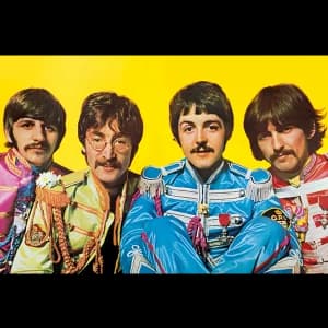 Image of The Beatles Lonely Hearts Club Maxi Poster