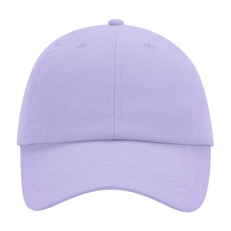 Image of Beechfield 6 Panel Low Profile Baseball Cap in Lavender Lavender Unisex One Size